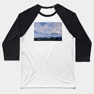 Clouds over the Cats Ears Baseball T-Shirt